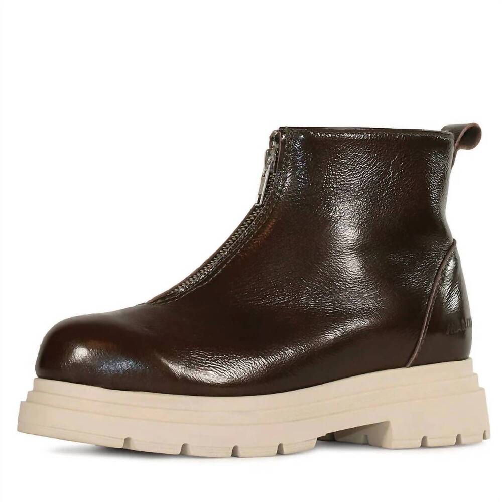 NEW MARTINO women's unique winter boots in olive